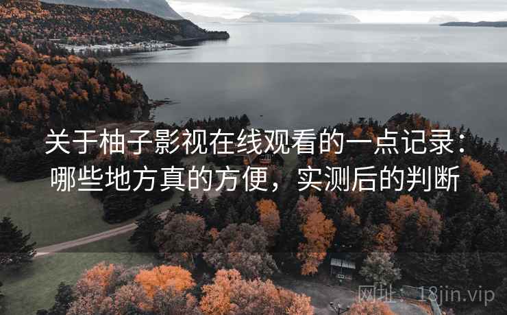关于柚子影视在线观看的一点记录：哪些地方真的方便，实测后的判断  第2张
