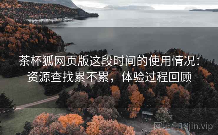 茶杯狐网页版这段时间的使用情况：资源查找累不累，体验过程回顾